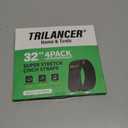 Trilancer Elastic Cinch Straps with Anti-Slip Strips, 32 "x 2" (4 Pack) Multipurpose Hook and Loop Bundling Straps for Hose, Cords, Bike, Luggage, Camping, Yoga Mats