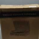 Record Player with Speakers 3-Speed Bluetooth Suitcase Portable Vinyl Record Player Belt-Driven RCA Line Out AUX in Headphone Jack Vinyl Vintage Turntable Blue