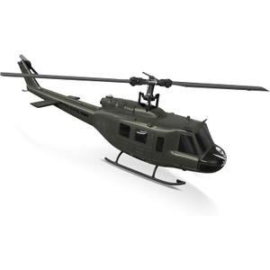 Carmanon UH-1 RC Helicopter - Huey Collectable Remote Control Helicopter with Auto-Hover for Adults, Beginners, 1/27 Scale, 2 Batteries Carmanon UH-1 RC Helicopter - Huey Collectable Remote Control Helicopter with Auto-Hover for Adults, Beginners, 1/27 Scale, 2 Batteries