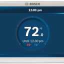 Bosch Connected Control BCC110 Smart Phone Wi-Fi Thermostat - Compatible with Alexa - Touch Screen, White