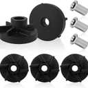 Honoson 3 Set 3587 Standard Magnetic Impeller & 3220 Bearing Sleeve Combo Pack Compatible with Grindmaster Crathco Beverage Dispensers (D15, D155, D25, D255, D35, D355)