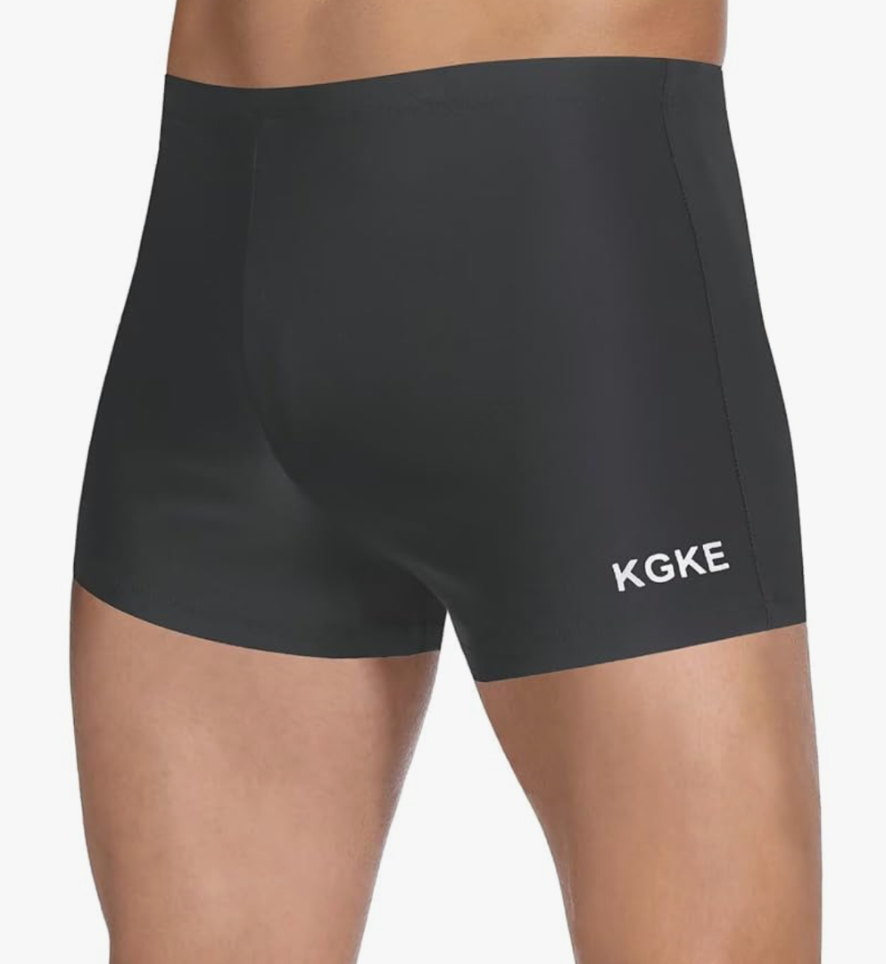 Mens-Swim-Jammers Athletic-Swimwear Quick-Dry-Shorts Durable-Team-Swimsuits - Drawstring Competition Swimming UPF50+ Size XL