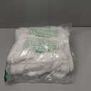 Zerodeko Plush Square Cushion Cover with Wide Edge Soft Throw Pillowcase for Couch and Sofa Invisible Zipper Closure Comfortable Decorative Pillow Case for Living and Bedroom White