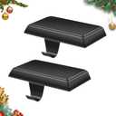 YUANQIAN Christmas Stocking Holders for Mantle Weighted Stocking Holder Fireplace Stocking Hangers for Xmas Holiday Party Decoration