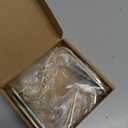 DOYOLLA Christmas Stocking Holders Xmas Fireplace Hanger Hooks Holiday Mantel Garland Clips Metal Grips Set of 4(Gold)