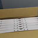 Pinkpum 6 Pack Closet Organizers Storage Bins, Stackable Plastic Drawer Basket for Clothing, Stackable Storage Bins Shelf Storage Container for Closet Wardrobe Bedroom Bathroom Office White