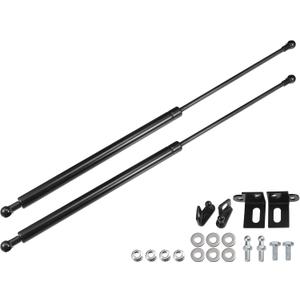 X AUTOHAUX 2 Pcs Front Hood Lift Supports Struts Shocks Gas Spring for Honda CIVIC 9th FB/FG 2011-2016 Black