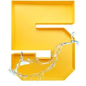 10inch Fillable Number Charcuterie Washable Sweet Food Box Birthday Centerpiece Decoration (Gold, Number 5)