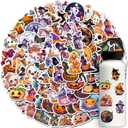 7 x Cute Stickers for Kids, Stickers for Water Bottles,Vinyl Waterproof Aesthetic Laptop Sticker Pack Classroom Prizes Skateboard for Teens Girls Students (Halloween)