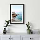 Frametory 13x19 Frame with Mat for 11x17, Real Glass, Black