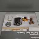 Mind Reader Single Serve Coffee Pod Organizer with 3 Drawers, 36 Pod Capacity, Countertop , 12.25"L x 13.5"W x 2.5"H, White