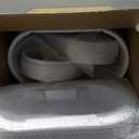 3 Pack 5 Gallon Bathroom Trash Can with Lid, Automatic Motion Sensor White Trash Can, Touchless Slim Waterproof Garbage Bin for Kitchen, Bedroom, Office, and Bathroom