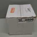 Joyclub 4pcs Glass Cups with Acrylic Lids and Straws 16 oz Can Shaped Glass Iced Coffee Cups with Lids and Straws, Cute Tumbler Cup Drinking Glasses for Smoothie Whiskey Boba Soda Tea Gift (Clear 4 Pack)