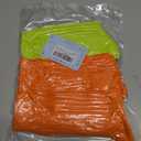 Women's Neon Scrunch Crew Socks 80s 90s Retro 3-Pack Cotton Stacked Boot Calf Cozy Ribbed Slouchy Socks Size 5-10 (2-neon Orange/1-neon Green)