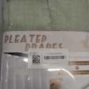 Sage Green Pinch Pleated Sheer Curtains 84 Inches Long for Living Room 2 Panels Set, Rustic Country Thick Linen Blend Light Filtering Window Drapes 40"W x 84"L with Back Tab Bedroom Viral Curtain 7 FT