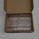 4 Pcs Acrylic Sticky Note Holder 3 x 3 Clear Crystal Acrylic Note Dispenser Notepad Memo Holder Office Desk Organizer Accessories Sticky for Dorm Room Office Desk