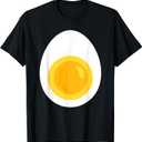 Deviled Egg Halloween Costume T-Shirt, Black, Large 