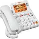 AT&T CL4940 Corded Phone with Digital Answering System, Caller ID, Large Tilt Display