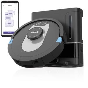 Shark RV2502AE AI Ultra Robot Vacuum with XL HEPA Self-Empty Base, Bagless, 60-Day Capacity, LIDAR Navigation, Smart Home Mapping, UltraClean, Perfect for Pet Hair, Black