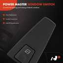 A-Premium Power Window Switch Compatible with Volvo VN 2004, VNL 2004 2015 2016, Front Right Passenger Side
