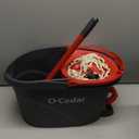 O-Cedar EasyWring Microfiber Spin Mop, Bucket Floor Cleaning System, Red, Gray, Standard