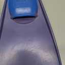 Sporti Adult-Kids Swim Fins for Pool Lap Swimming - Long Floating Fins for Swimming & Snorkeling - Swim Flippers for Training (Youth 3-4 / W 5, Purple-Blue)