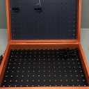 Wooden Foldable & Portable Acrylic Pegboard Display Stand for Craft Shows Panel Pegboard Jewelry Display Organizer - The Perfect Display Stand for Craft Shows, Traveling Display Cases, and More