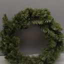 JOYIN 24'' Pre-Lit Christmas Wreath with Warm Lights, Large Lighted Christmas Wreaths for Front Door, Windows, Living Room, Xmas Indoor & Outdoor Holiday Decorations, Battery Operated