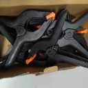 10 Pack 6 inch Plastic Spring Clamps, Black Heavy Duty Clips, Backdrop Clips, Plastic Clamps for Crafts, Backdrop Stand, Woodworking, Photography