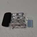 Kerecsen Reading Glasses 4 Pairs Fashion Ladies Readers Spring Hinge with Pattern Print Eyeglasses for Women (Mix Color -2, 2.00)