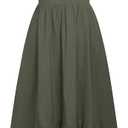 Scarlet Darkness Renaissance Dress for Women 2026 Summer Spring Cotton Off The Shoulder Boho Midi Dresses (Green, XXL)