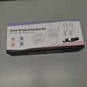 FitBeast Ankle Straps for Cable Machines Women, Ankle Strap Set - Glute Kickback Ankle Strap & Gym Handles, Gym Ankle Straps for Resistance Bands, Booty Workouts, Leg Extensions, Hip Abductors (Black)