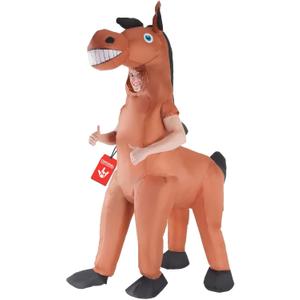 Morph Giant Inflatable Horse Costume, Blow Up Horse Costume Adult, Horse Costume Inflatable