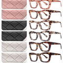 CCVOO Stylish Reading Glasses for Women, Eyeglasses, Blue Light Readers for Women, Computer Eye Glasses, Cheaters