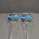2 Pcs Professional Badminton Rackets Full Carbon Fiber Badminton Racquet (White)