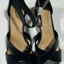 XOXO Women's Luis Wedge Sandal, Black, Size 8.5m