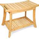 Bamboo Shower Bench, Bathroom Bench, Small Bench, Sauna Bench, Corner Bench, Wooden Shower Bench, Shower Stool Wood, Bathtub Bench, Spa Benches