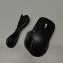 TECKNET Wireless Mouse, Bluetooth Mouse (BT5.3/5.0 & 2.4G) Rechargeable Ergonomic Optical Mouse with 6 Adjustable DPI, Side Scroll, Quiet Clicks, USB A Receiver, 7 Buttons, Wide Compatibility - Black