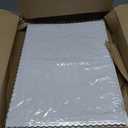 Mefleet 6pcs 19x14x5 Half Sheet Cake Boxes with 6pcs Cake Boards Rectangle 1/2 Sheet Bakery Boxes with Window for Pastry Baking Cake, Cupcakes, Donuts, Cookies, Pie Treat Packaging White Large