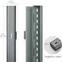 Aluminum Toothbrush Travel Case, Portable Travel Toothbrush Holder, Durable Manual Toothbrush Box Container for Traveling, Bathroom, Camping, Business Trip-Gray Blue (1 Pack)