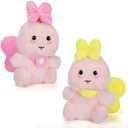 2 Sets Clothes for 15/17cm Dolls - Cute Bow Outfit Accessories for Dress Up Dolls Girls Women Gifts (Doll Not Included) Pack of 3