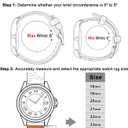 Ritche Christmas Gift Quick Release Leather Watch Band Leather Watch Strap 18mm 19mm 20mm 21mm 22mm 23mm or 24mm for Men and Women, White Elephant Gifts, Stocking Stuffers For Men (Black / Black)