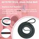 MEDC215EW1 MED5500FW1 MED5630HC1 MED5630HW1 MED6230HW1 MED6230HW2 MED7230HW1 GGW9250PW1 GGW9250PW3 Dryer Repair Kit for Maytag Whirlpool Dryer Machine, Includes 4392067,WPW10314173,W10837240