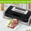 Bonsenkitchen Vacuum Sealer Bags, 20 Gallon 11" x 16"+ 80 Quart 8" x 12"+ 50 Pint 6" x 10", Commercial Grade, BPA Free, Food Sealer Bags for Vac Storage, Meal Prep or Sous Vide Cooking, VB15