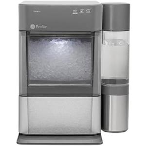 GE Profile Opal 2.0 XL with 1 Gallon Tank, Chewable Crunchable Countertop Nugget Ice Maker,, 38 lbs in 24 hours, Pellet Ice Machine with WiFi & Smart Connected, Stainless Steel