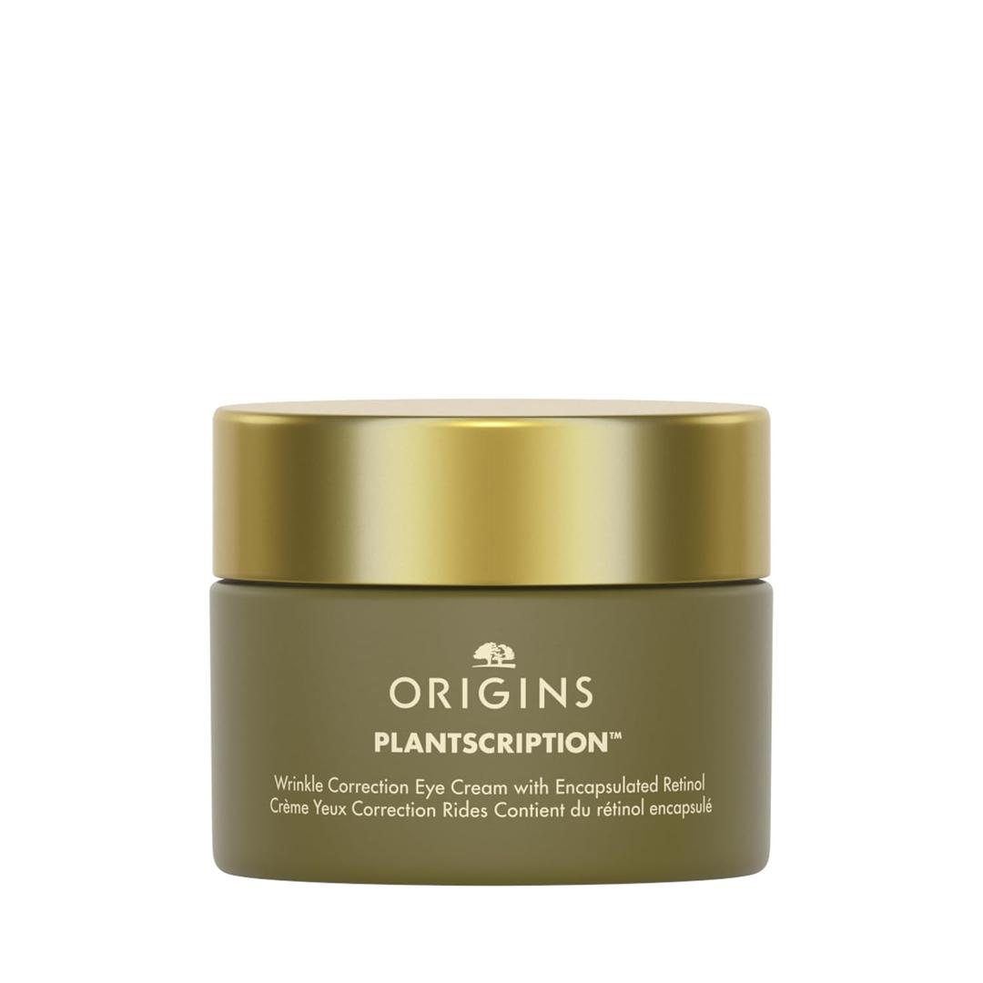 Origins Plantscription Wrinkle Correction Retinol Eye Cream | Visibly Reduces Crow's Feet | With Encapsulated Retinol, 0.5 Fl Oz