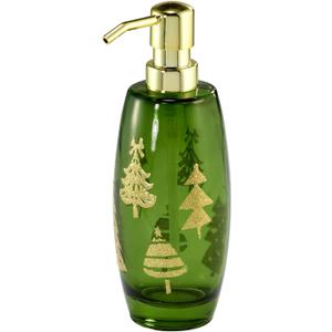 Avanti Linens - Lotion Pump/Soap Dispenser, Durable Hand-Painted Resin, Countertop Accessories, Christmas Home Decor (Holiday Tree)