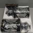 2-Pack Outdoor Wall Lights, Porch Lights, Waterproof Outdoor Wall Sconce, Exterior Light Fixture Oil-Rubbed Bronze Finish with Clear Glass Shade for Garage Patio Front Door Balcony, 12in. (11.5in.)