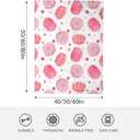 Fall Blanket Cute Pink Pumpkin Polka Dot Autumn Throw Blankets Elegant Fall Throws for Kids Adults Soft Warm Cozy Flannel for Sofa Bedding Thanksgiving Gifts Harvest Decorations 40x50 in