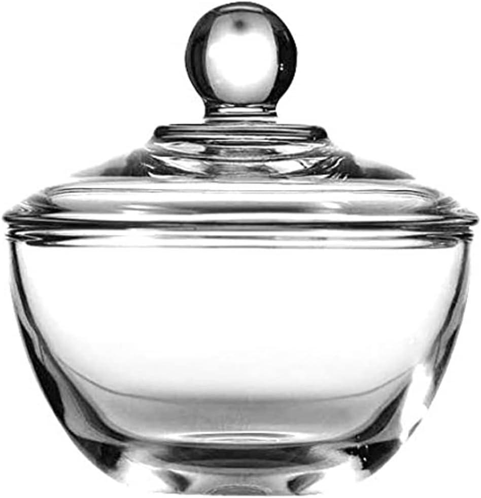 Anchor Hockings Brand Anchor Hocking Presence Glass Sugar Bowl with Lid, 1-Pack, Clear